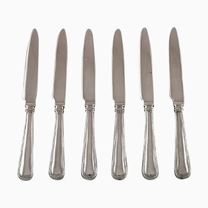 Danish Fruit Knives in Silver 830, 1920s, Set of 6