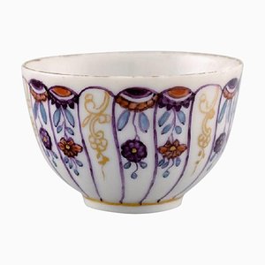 Copa Royal Copenhagen antigua de porcelana pintada a mano