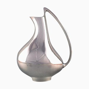 Henning Koppel für Georg Jensen Modernistischen Krug aus Sterlingsilber, 1940er