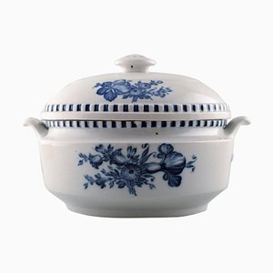 Zuppiera Royal Copenhagen antica blu in stile imperiale