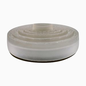 Scatola René Lalique Art Deco con coperchio in vetro artistico, anni '30