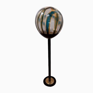 Lámpara de pie esférica Mid-Century