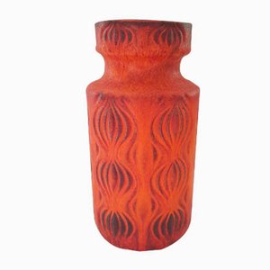 Orange Amsterdam Vase from Scheurich, 1960s