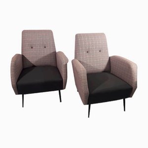 Mid-Century Lounge Chairs, Set of 2