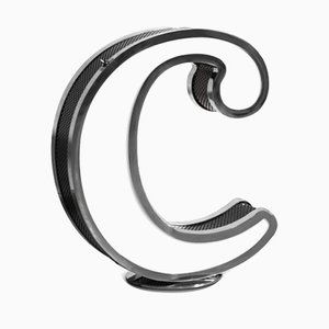 Letter C Graphic Lamp by DelightFULL