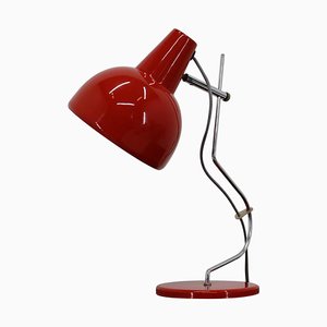 Red Table Lamp by Josef Hurka for Lidokov, Czechoslovakia, 1970s