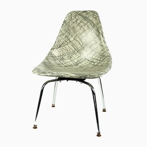Fiberglass Swivel Side Shell Chair from Burke Inc, USA, 1960s