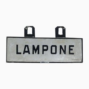 Lampone Ice Cream Flavour Sign, Italy, 1950s