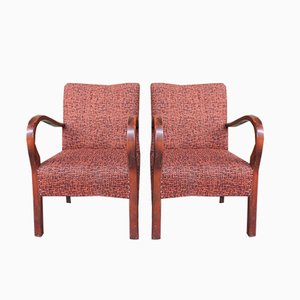 Art Deco Sessel Set, 1930er
