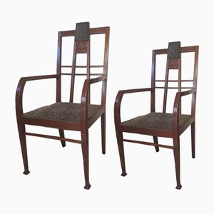 Mid-Century Desk Chairs, Set of 4