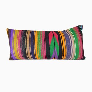 Striped Bedding Lumbar Kilim Cushion Cover