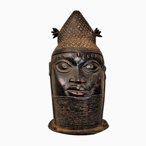 Sculpture Yoruba en Bronze, 1950s