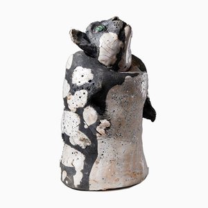 Ceramic Sculpture by Gustav Kreitz, Sweden, 1950s