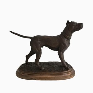 Statuetta di mastino di Henri Payen, Germania, anni '20