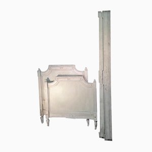 Set of Louis the XVI Style Painted Bed Frame