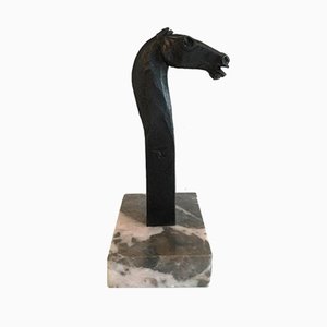 Horse Head Sculpture by Freddy Franckaert Kuntsmind, 1920s