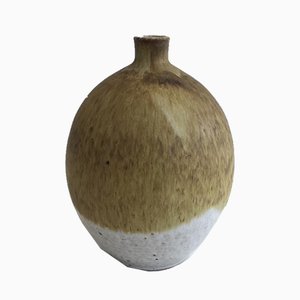 Small Sandstone Single-Flower Vase by Edouard Chapallaz for Chapallaz Duillier, Switzerland, 1950s