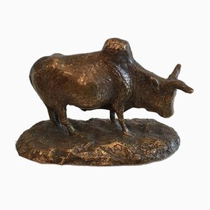 Bronze Zebu Statue, 1880er