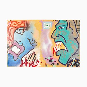 Deutsche Vintage Graffiti Kunst, 1990er