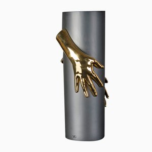 Italian Ceramic Hands Vase by Marco Segantin for VGnewtrend