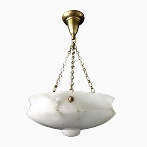 Vintage Alabaster Ceiling Lamp