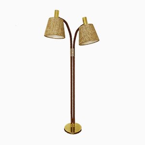 Vintage Stehlampe aus Messing, 1960er