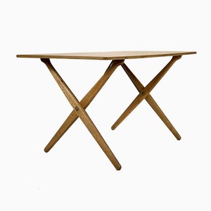 Danish Oak Model AT308 Side Table by Hans Wegner for Andreas Tuck, 1950s