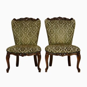 Art Deco Side Chairs, Set of 2