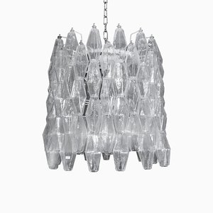Lustre en Verre Murano Soufflé Polie en Verre Murano, 1960s