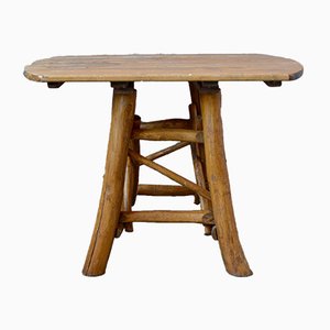 Vintage Brutalist Farm Table