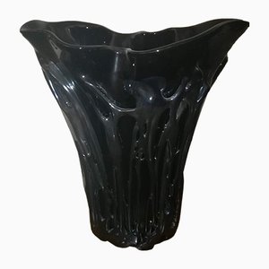 Schwarze Vase von Sergio Costantini