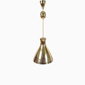 Brass Adjustable Ceiling Lamp, 1960s