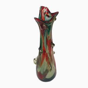 Mid-Century Vase aus Muranoglas