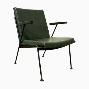 Grüne Oase Sessel aus Kunstleder von Wim Rietveld für Ahrend De Cirkel, 1960er