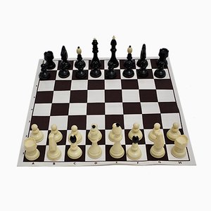 Jeu d'Échecs Noir et Blanc, Autriche, 1970s