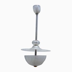 Lámpara de techo farol Pulegoso de Barovier & Toso, años 40