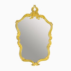 Rococo Style Gilt Bronze Wall Mirror, 1950s