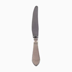 Coltello da pranzo grande Georg Jensen antico in argento e acciaio inossidabile