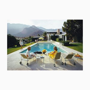 Poolside Gossip Print by Slim Aarons