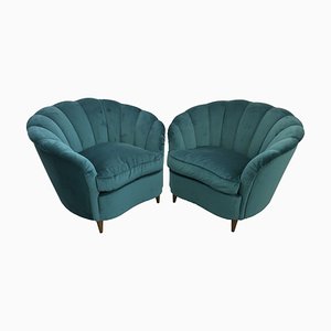Italian Armchairs by Giò Ponti for Fede Cheti, 1930s, Set of 2