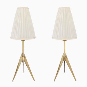Tischlampen von JT Kalmar, 1950er, 2er Set