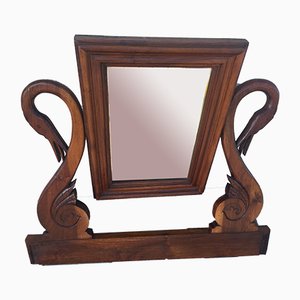 Miroir Style Empire Vintage en Noyer