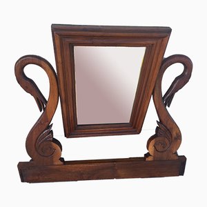 Vintage Empire Style Walnut Mirror