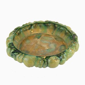 Art Nouveau French Bowl with Fruit Motifs
