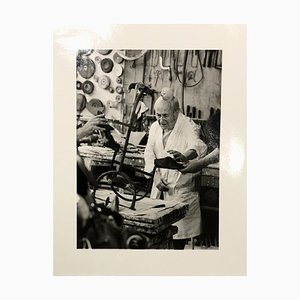 Vintage 12 Photos of Joan Miro by Clovis Prevost