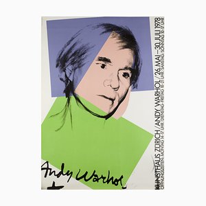 Affiche Kunsthaus Zurich par Andy Warhol, 1978