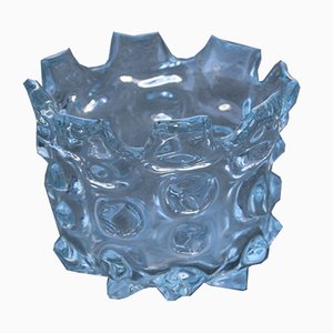 Clear Murano Glass Vase, 1960s