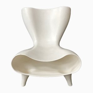 White Orgone Chair by Marc Newson for Cappellini, 2000s