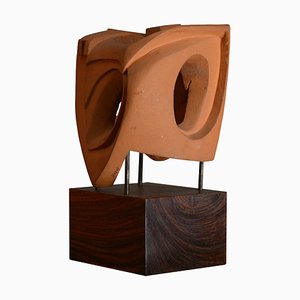 Abstract Sculpture in Terracotta, Italy, 1968