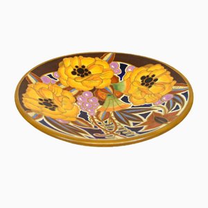 Art Deco Dish by Leon Delfaut for Boch Frères, 1940s